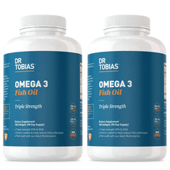 Dr. Tobias Omega-3 fish oil bottle front