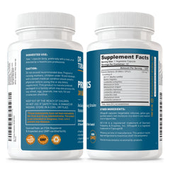 Non-GMO certification badge on Dr. Tobias Probiotics packaging