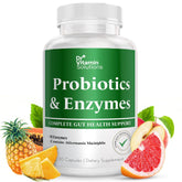 Bottle of DR Vitamin Solutions GLP-1 Enzymes and Probiotics for Digestive Health