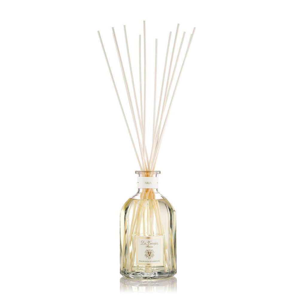 Aria diffuser in living room promoting a calm inviting atmosphere