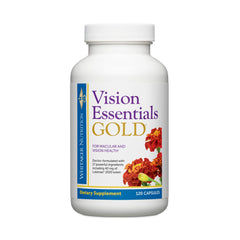 Dr. Whitaker's Vision Essentials Gold bottle with 120 capsules