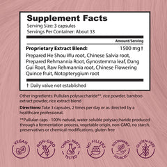 Herbal blend ingredients for Dragon Herbs Hair and Nails