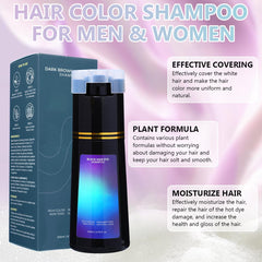 Dragon Honor Hair Dye Shampoo being applied for quick color transformation