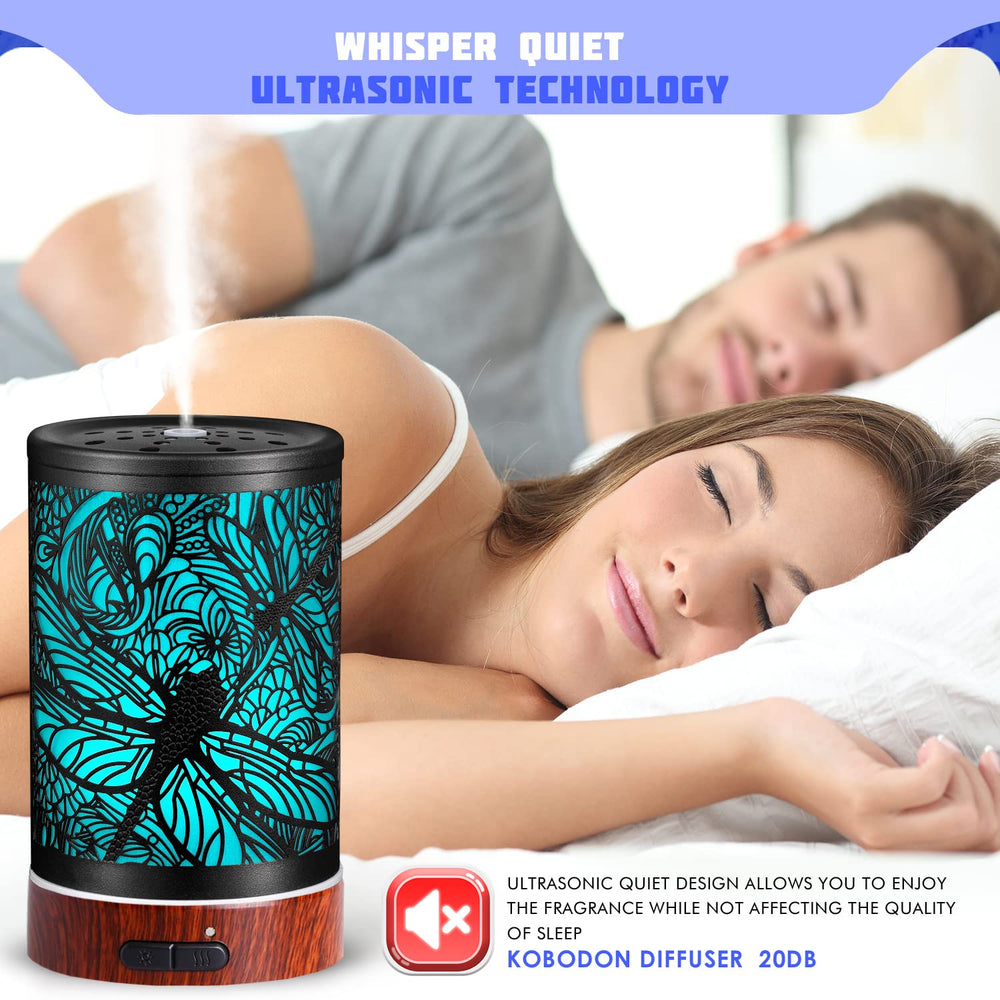 Whisper-quiet ultrasonic diffuser for home or office