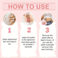GLP-1 patch applied to clean dry skin