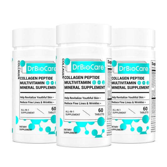 DrBioCare Collagen Peptides for Women bottle front view