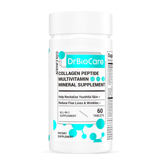 DrBioCare Collagen Peptides for Women bottle front view