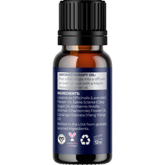Dream essential oil diffuser bottle with Maple Holistics label