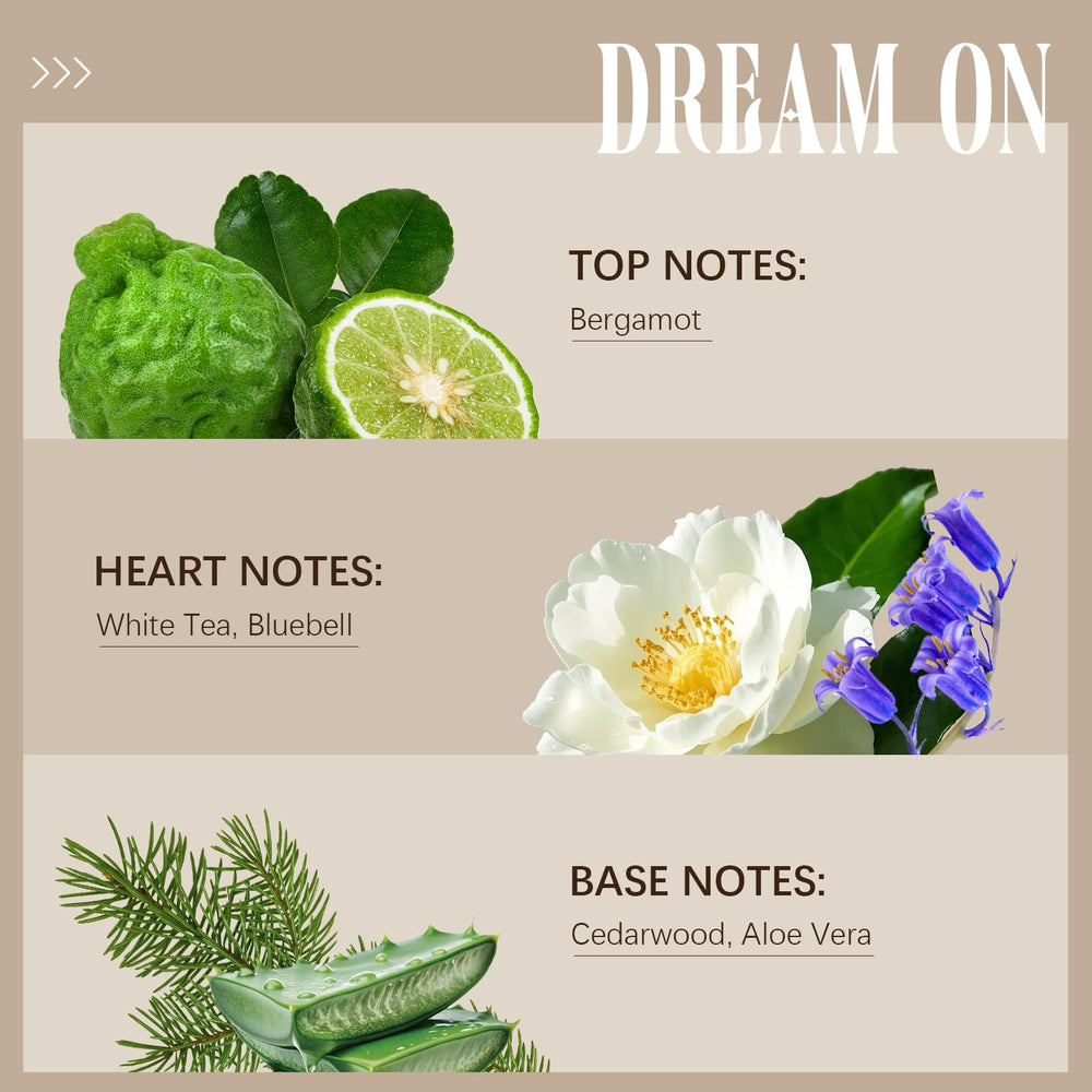 Dream On diffuser oil packaging