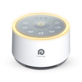 Dreamegg D1 sound machine on nightstand for sleep privacy and focus