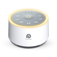 Dreamegg D1 sound machine on nightstand for sleep privacy and focus