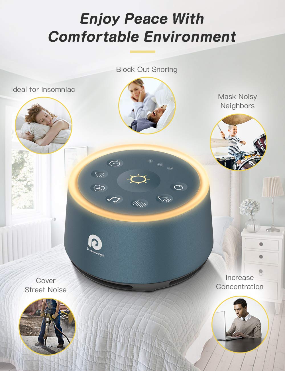 Dreamegg D1 sound samples reveal 24 non-looping options for personalized focus.