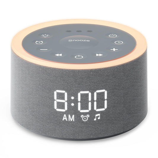 Dreamegg D1+ front view shows compact sleep device for nightstands