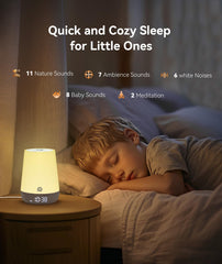 Dreamegg Nite 1 night light dynamic mode with changing colors and breathing effect.