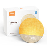 Dreamegg Sunrise 1 simulates a gentle sunrise to support a natural wake-up.