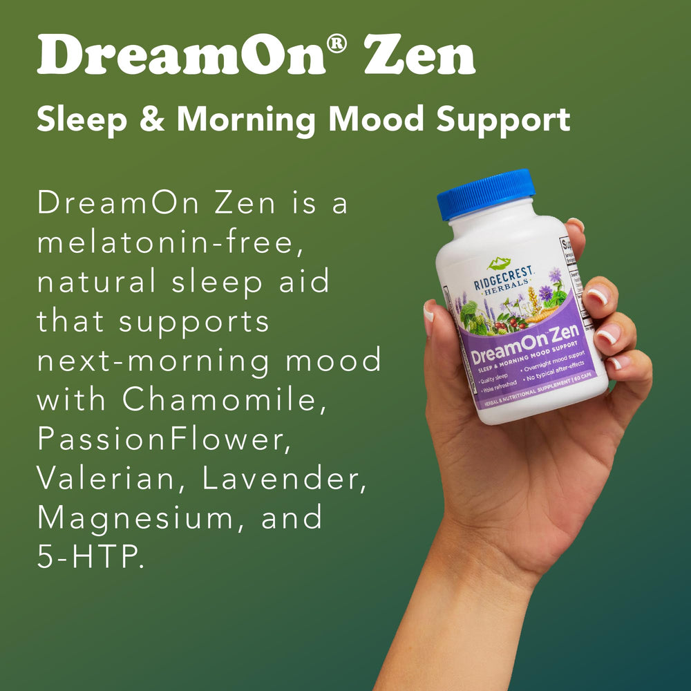 Lavender, chamomile and lemon balm for DreamOn Zen