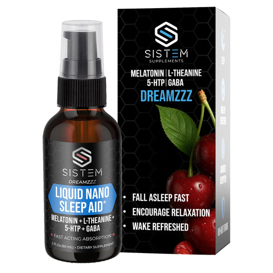 Dreamzzz by Sistem Liquid Nano Sleep Aid Spray bottle close-up