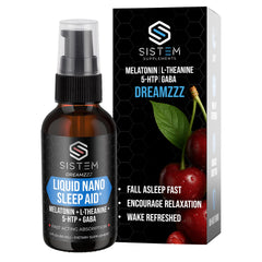 Dreamzzz by Sistem Liquid Nano Sleep Aid Spray bottle close-up