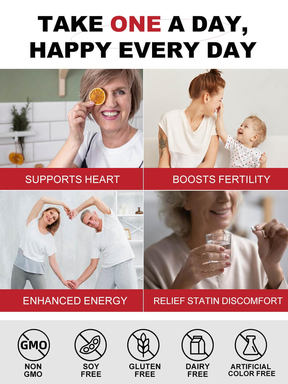 PQQ and Phytosterols icons on packaging