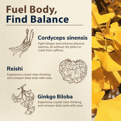 Mushroom nutrient panel illustration