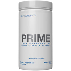 DRINK HRW Prime Peach Mango 30 Servings bottle with packaging