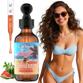 Bottle of Drinkable Tanning Drops for Women