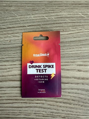 Safety reminder for responsible use of DrinkCheck