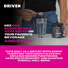 Close-up of probiotics and digestive enzymes for gut health