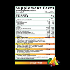 Nutrition facts highlighting low calories per serving