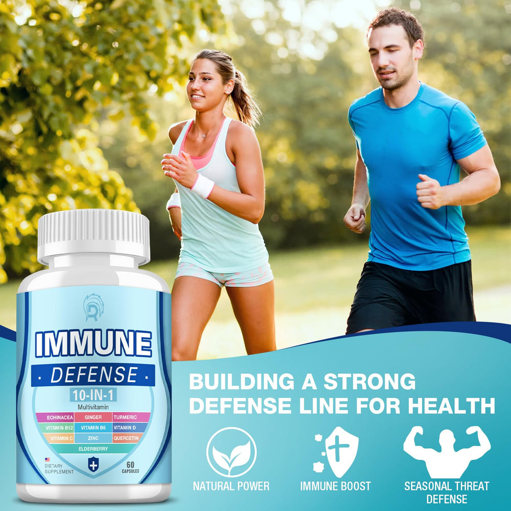 Echinacea, Ginger, Elderberry in Drloton immune capsules