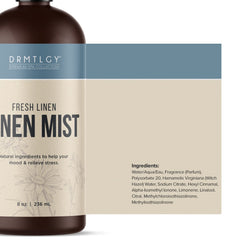 Pillow, linen, and fabric spray for bedding and linens