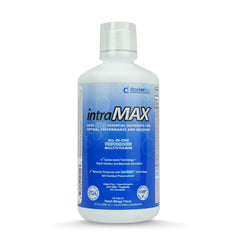 Drucker Labs intraMAX bottle with Peach Mango label