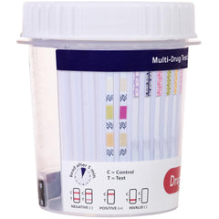 Adulteration check strip in DrugTect test cup