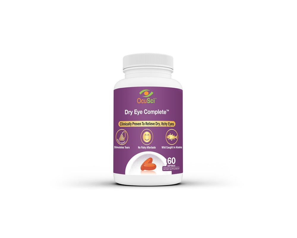 Application of Dry Eye Complete eye drops