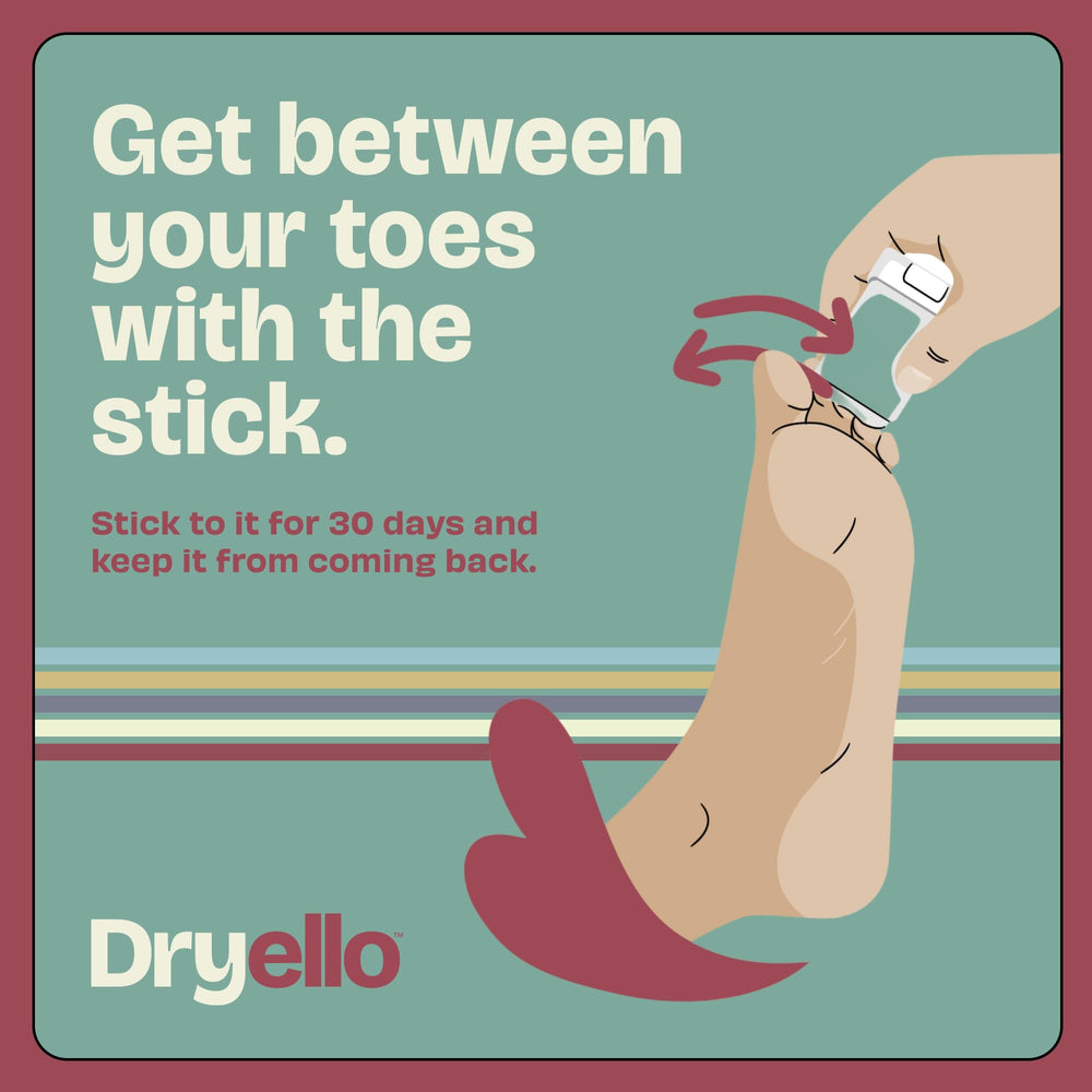 Dryello two-stick package provides complete treatment convenience