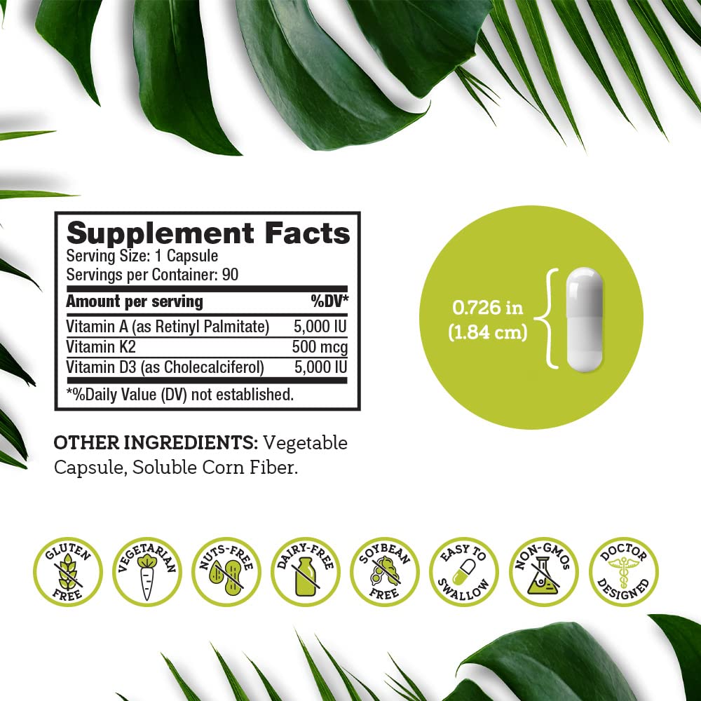 90-day supply packaging of DSO ADK Vitamin Supplement