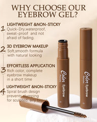 DuaTana brow gel set packaging showing product trio