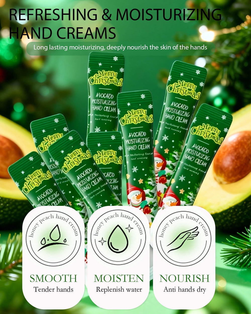 DuaTana avocado hand cream close-up showing moisturizing formula