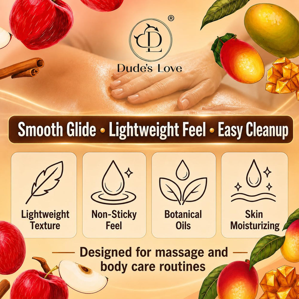Dude's Love close-up of bottle label highlighting organic ingredients and benefits
