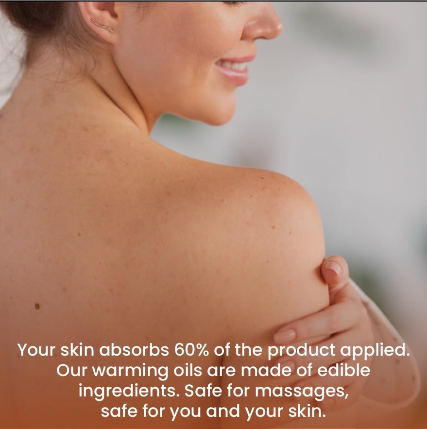 Oil being poured or applied for massage