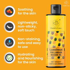 Nourishing and moisturizing massage oil texture close-up