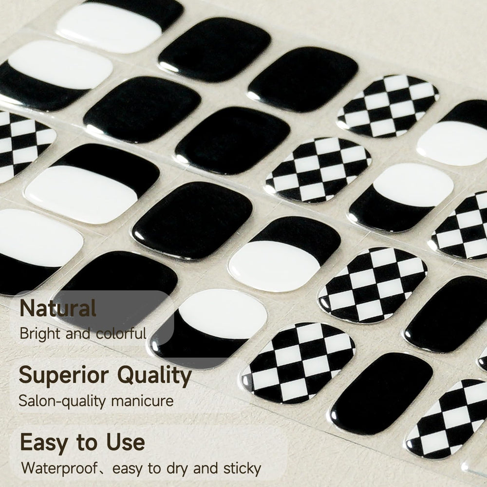 DUKASOU prep pads, nail file and stick ensure clean nail prep and edge refinement.
