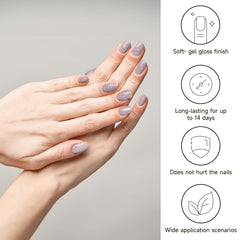 Prep pads and file with wooden stick for nail surface prep