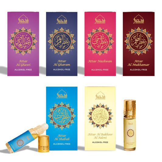 Dukhni Yemeni Attar Set – Nashawan 6ml bottle