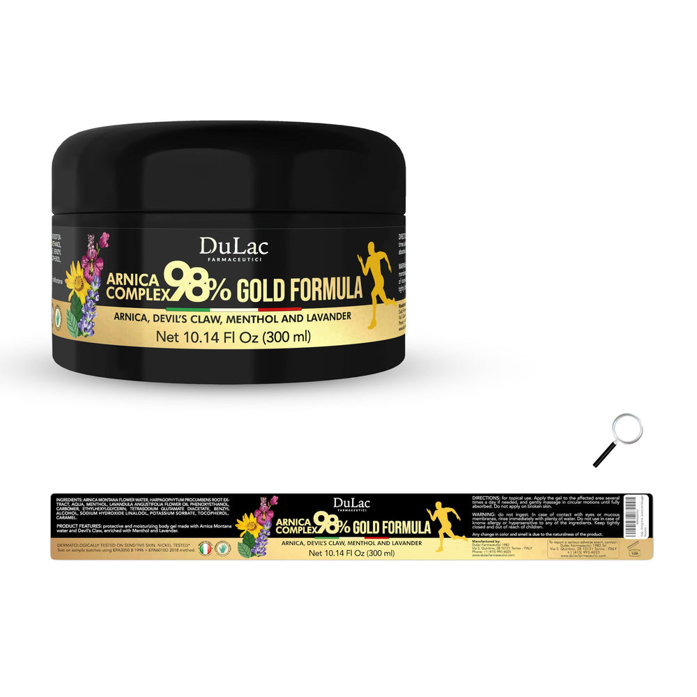 Gel applied to skin during massage on arm