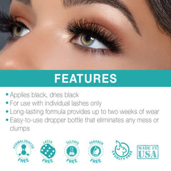 DUO Individual Lash Adhesive Dark pack 2 highlights value for lash wear.