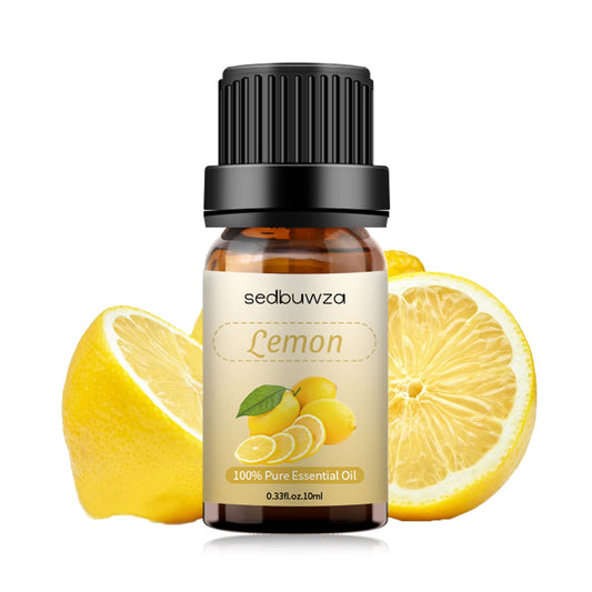 Duo-Nattern Lemon Essential Oil bottle 10ml for bright diffuser aroma and mood lift.