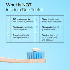 Travel-ready toothpaste tablets for on-the-go use