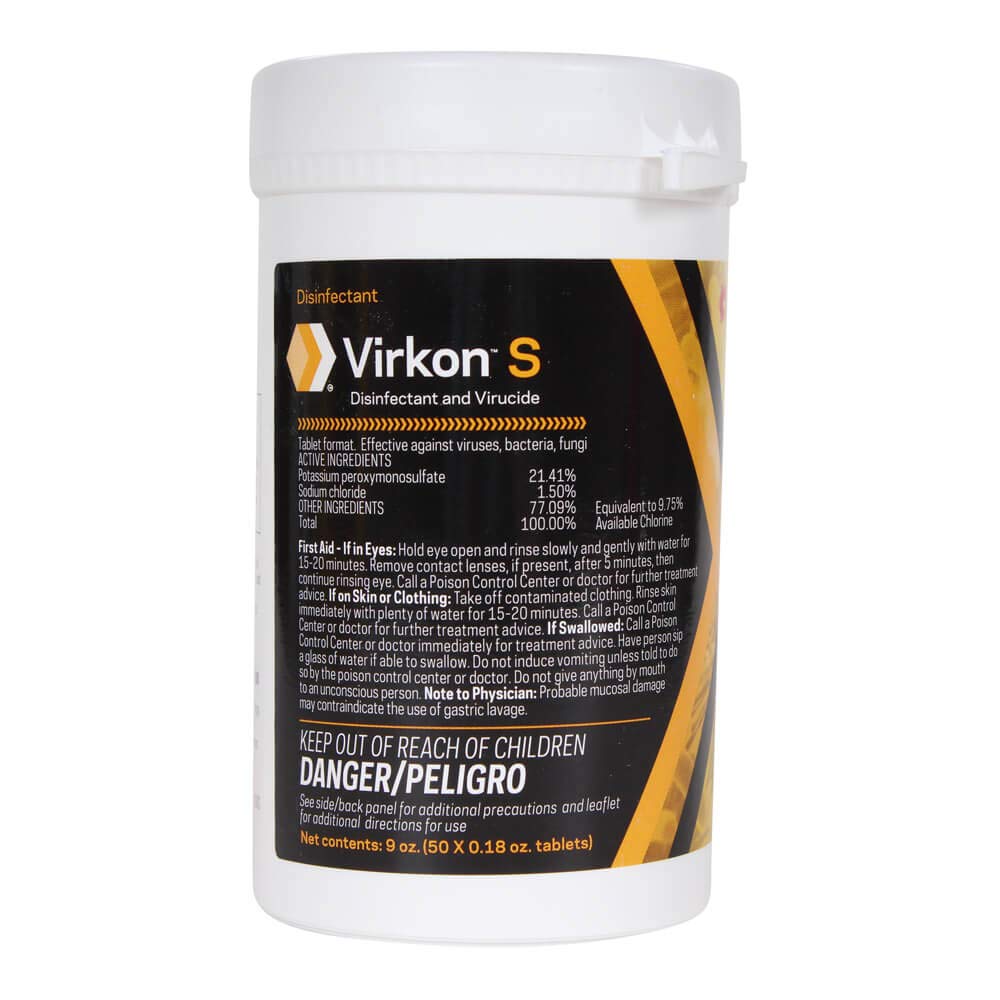 DuPont Virkon S 9 oz 50 tablets product shot