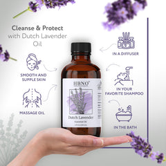 Lavender essential oil sourced from Lavandula Hybrida Grosso from France